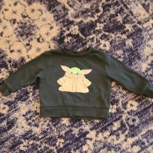 Toddler Yoda sweatshirt